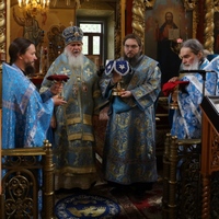 Митрополит Климент совершил Божественную литургию  в Богородично-Рождественской Девичьей пустыни в селе Барятино