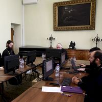 В Издательском совете состоялось очередное заседание рабочей группы по кодификации акафистов