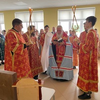 Митрополит Калужский и Боровский Климент совершил освящение общеобразовательной школы города Медыни