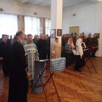 Козельскую дивизию посетила мироточивая икона Божией Матери «Умягчение злых сердец – Донецкая»