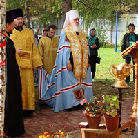 Глава Калужской митрополии совершил освящение часовни в честь преподобного Тихона Калужского