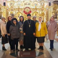 Директора общеобразовательных школ Дзержинского района посетили храм в д. Романово