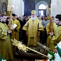 Праздничное архиерейское богослужение прошло в Свято-Никольском Черноостровском женском монастыре