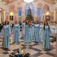 Рождественские колядования в Свято-Никольском Черноостровском женском монастыре