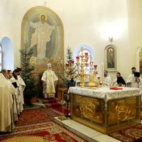 Архиерейское богослужение в храме Рождества Христова г. Обнинска