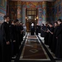 В первый день Великого поста митрополит Климент молился за богослужением в Свято-Троицком кафедральном соборе Калуги