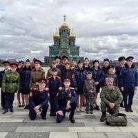 Поездка юных казаков в парк «Патриот»