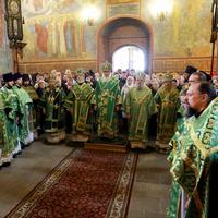 В день памяти преподобного Пафнутия Боровского прошли праздничные богослужения