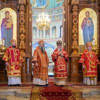 Митрополит Климент возглавил Божественную литургию в кафедральном соборе Нижнего Новгорода