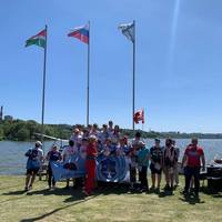 Команда по гребле им.св.Лаврентия дебютировала в чемпионате города Калуги по морскому многоборью заняв почетное 3 место