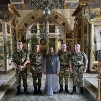 Военнослужащие посетили храмы Боровского района
