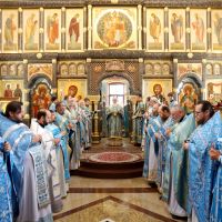 Архиерейское богослужение в день памяти Собора Калужских святых