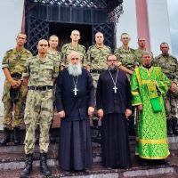 Военнослужащие посетили храм в честь благоверных князей Бориса и Глеба в г. Боровске