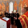 Руководитель отдела совершил праздничный молебен в часовне УМВД по Калужской области