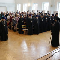 В Свято-Духовском монастыре прошла встреча, посвященная святителю Тихону, Патриарху Московскому и всея России